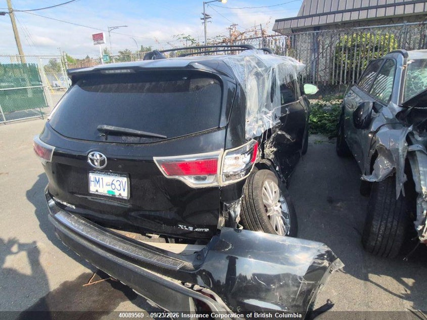 Vin: 5tdjkrfh2gs273741, lot: 30108781, toyota highlander xle 20164