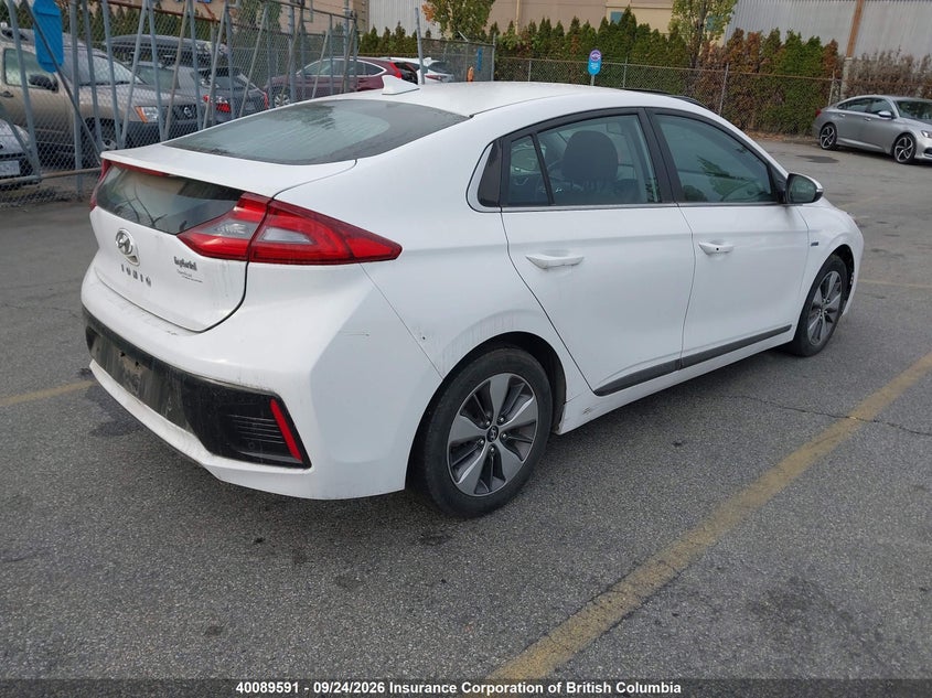 Vin: kmhc65ld0ju069722, lot: 30108808, hyundai ioniq 20184