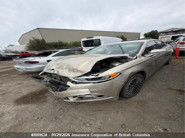 2017 Ford Fusion Se, Удар спереди, IAAI, VIN 3FA6P0H99HR134676 — фото 2