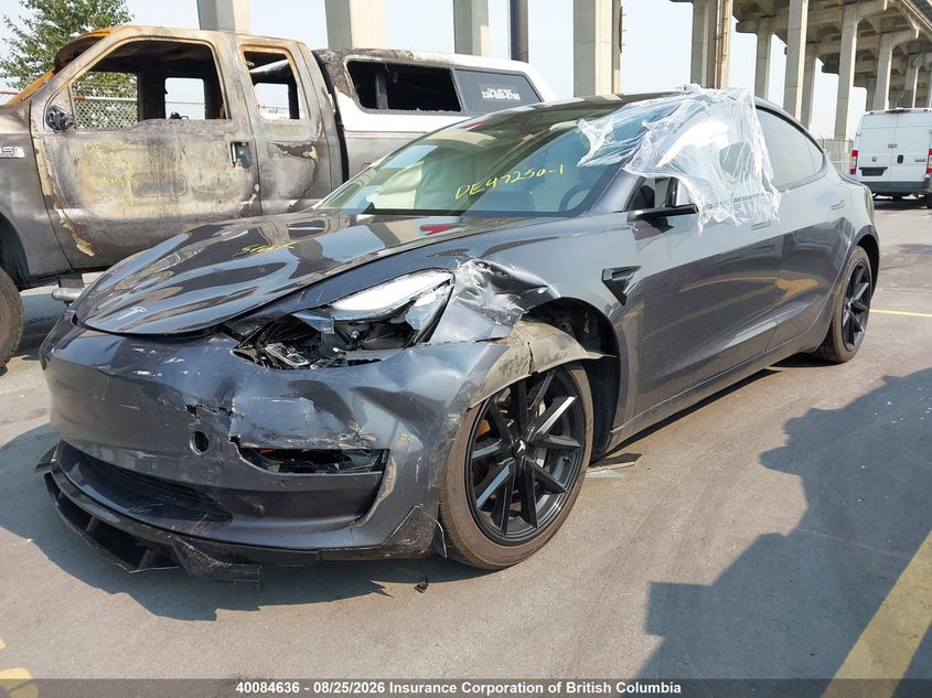 Vin: 5yj3e1ea4mf084482, lot: 30108862, tesla model 3 20212
