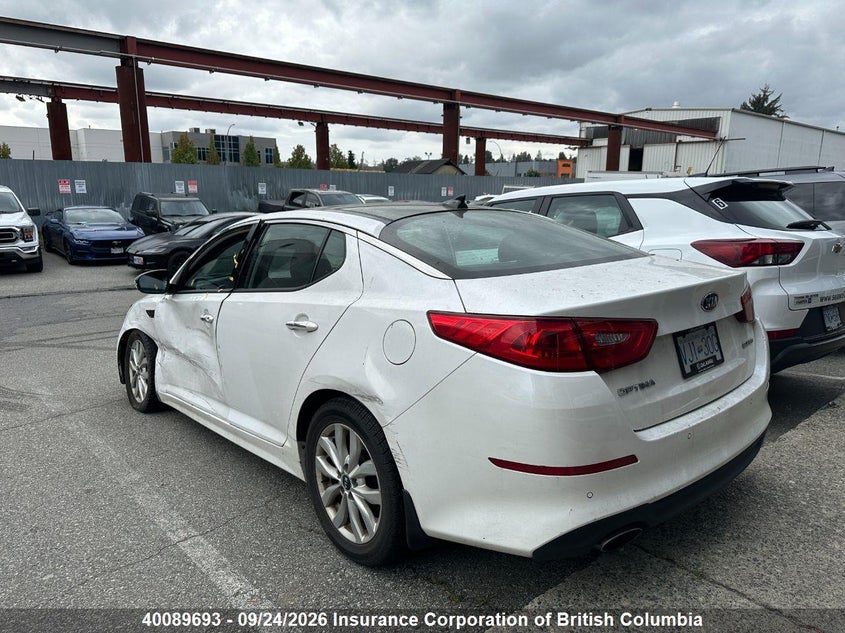 Vin: knagn4a7xf5638798, lot: 30108934, kia optima ex/ex luxury 20153