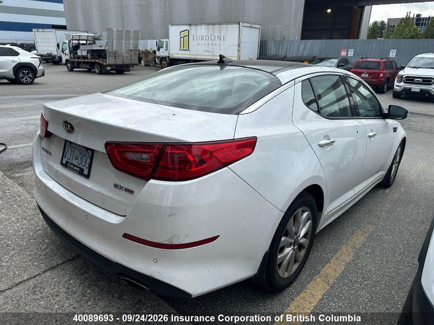 Vin: knagn4a7xf5638798, lot: 30108934, kia optima ex/ex luxury 20154
