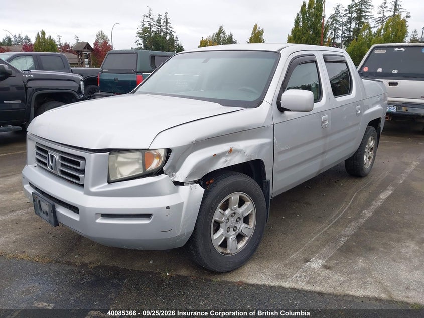 2006 Honda Ridgeline Rtl, Left Front, IAAI, VIN 2HJYK16546H552090 — photo 2