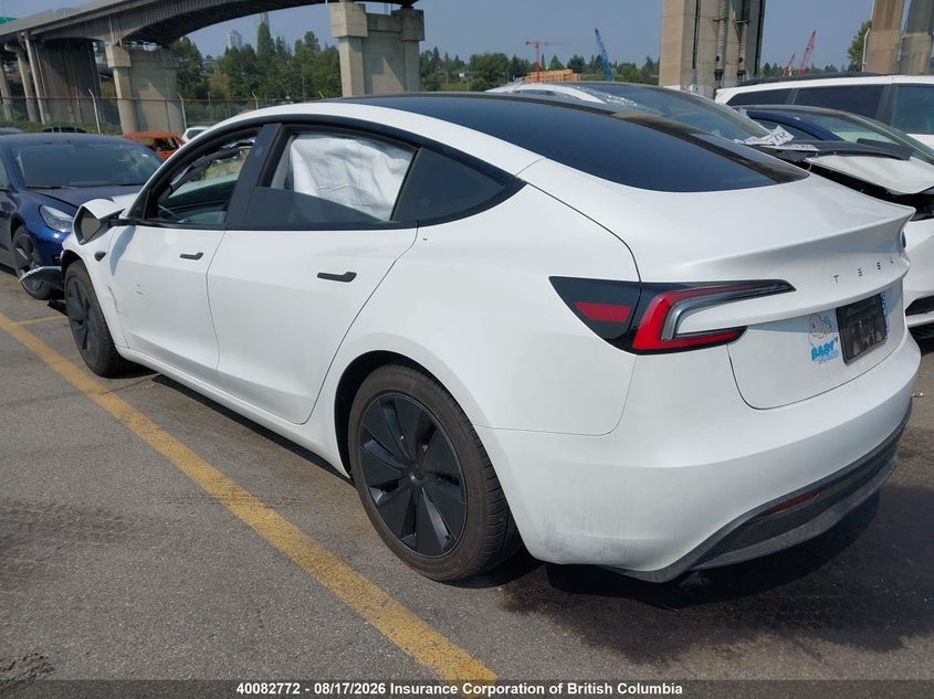 Vin: lrw3e7fa0rc101894, lot: 30109015, tesla model 3 20243