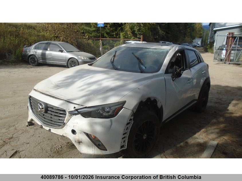 Vin: jm1dkbd70g0103637, lot: 30109052, mazda cx-3 20162