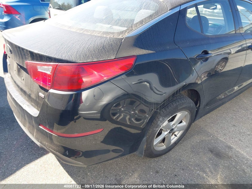Vin: knagm4a77e5495990, lot: 30109198, kia optima lx 20144