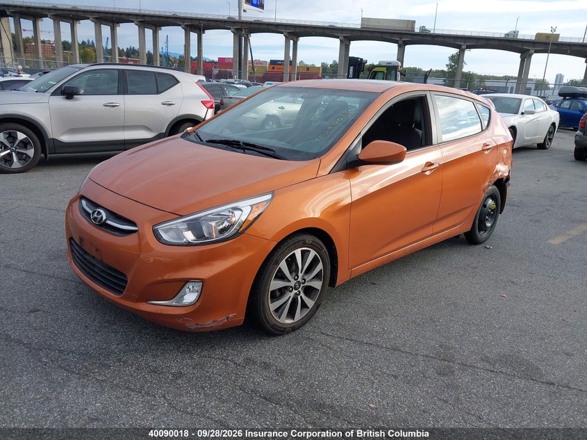 Vin: kmhct5ae1hu323534, lot: 30109318, hyundai accent se 20172