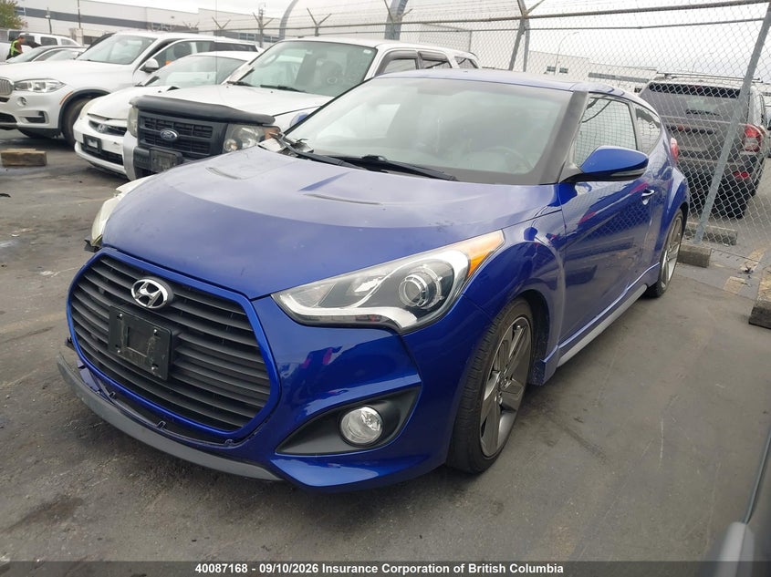2014 Hyundai Veloster Turbo, Удар спереди, IAAI, VIN 1FTFW1EF6EFC32179 — фото 2