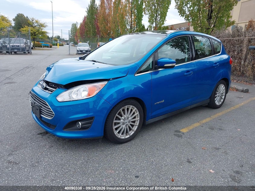 2015 Ford C-Max Hybrid Sel, Front, IAAI, VIN 1FADP5BU0FL114524 — photo 2