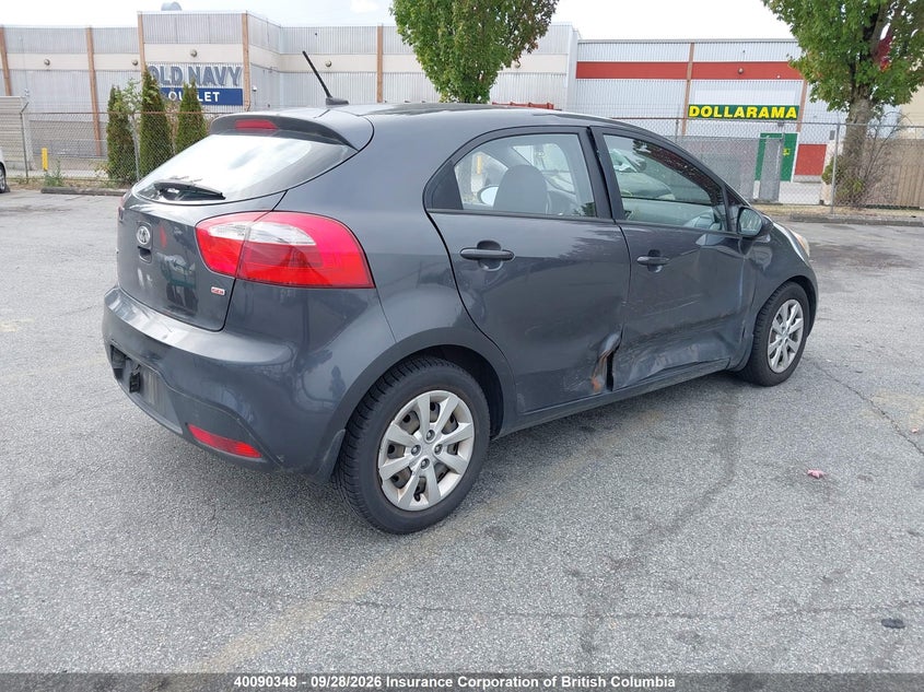 Vin: knadm5a38c6759649, lot: 30109723, kia rio lx 20124