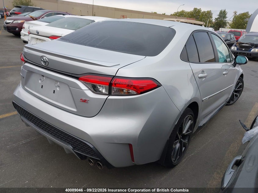 Vin: 5yfb4rbe0lp016249, lot: 30109747, toyota corolla se/xse 20204