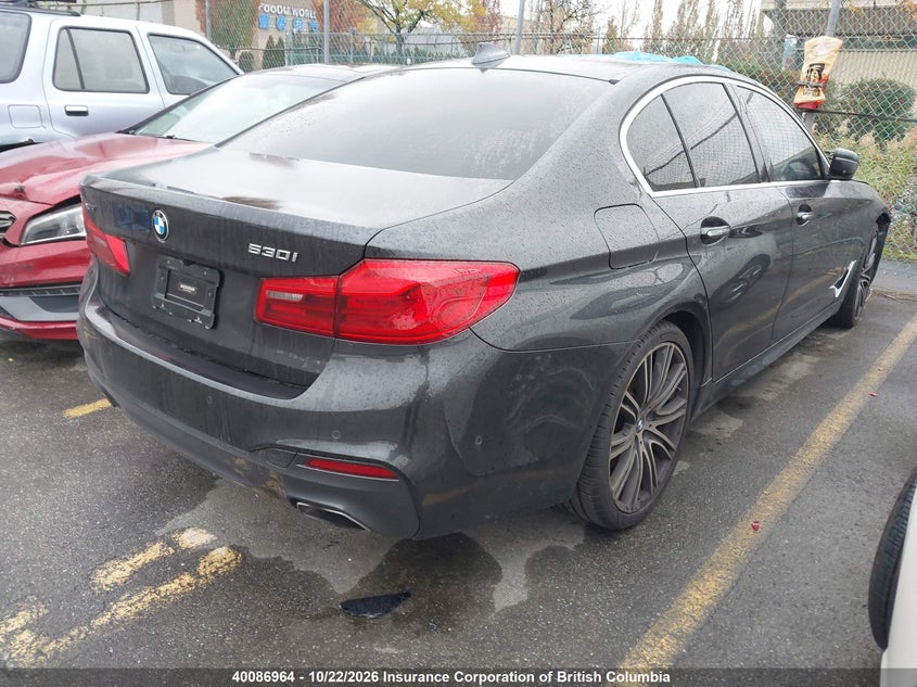 Vin: wbaja7c58jwa72399, lot: 30109846, bmw 530 xi 20184
