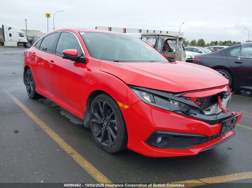 2021 Honda Civic, Front, IAAI, VIN 2HGFC2F85MH012111