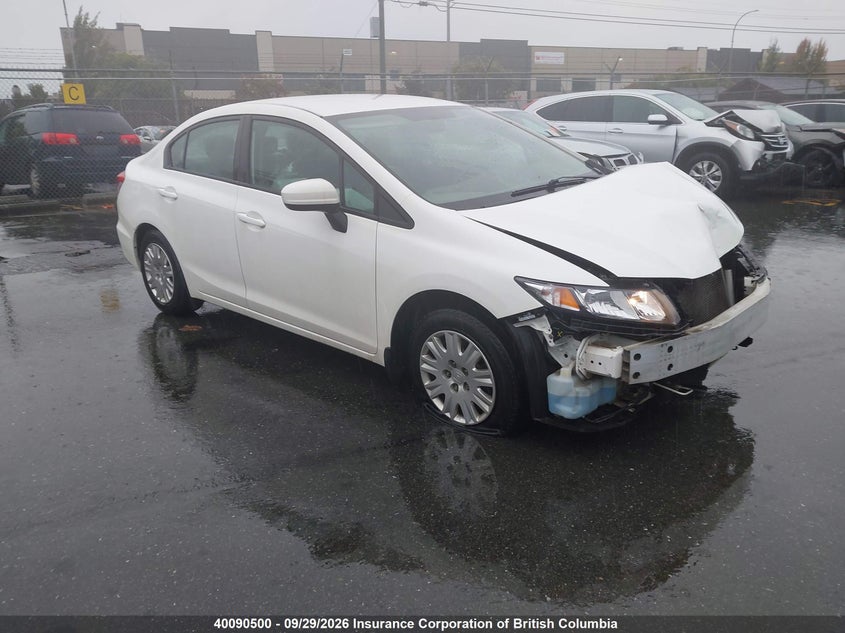 2014 Honda Civic, Удар спереди, IAAI, VIN 2HGFB2F41EH025097