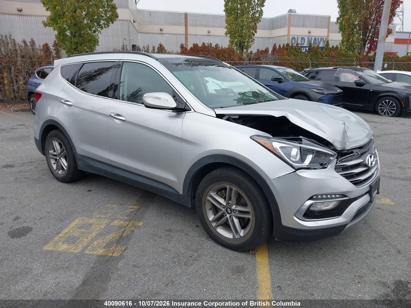 2018 Hyundai Santa Fe Sport, Удар спереди, IAAI, VIN 5XYZUDLB7JG558374