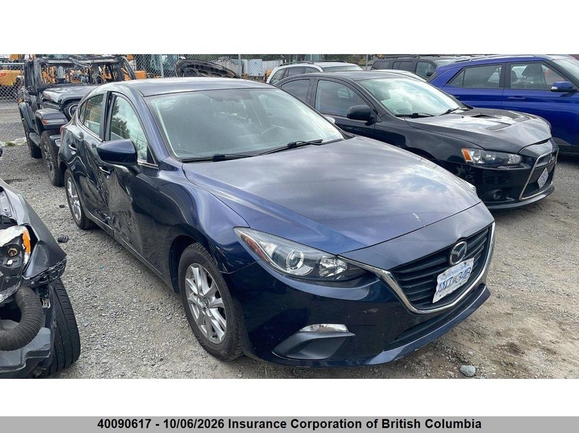 2016 Mazda 3 Mazda Gs, Правый бок, IAAI, VIN 3MZBM1L72GM301272