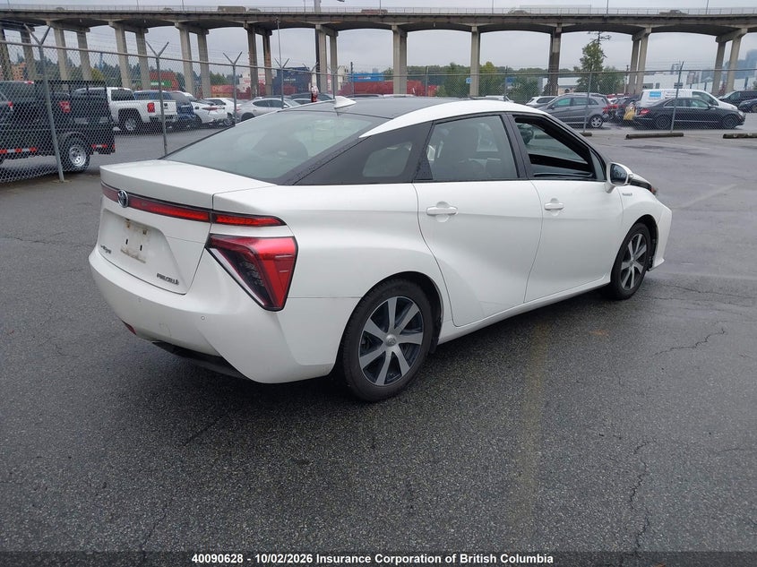 Vin: jtdbvrbd3ga000481, lot: 30110081, toyota mirai 20164
