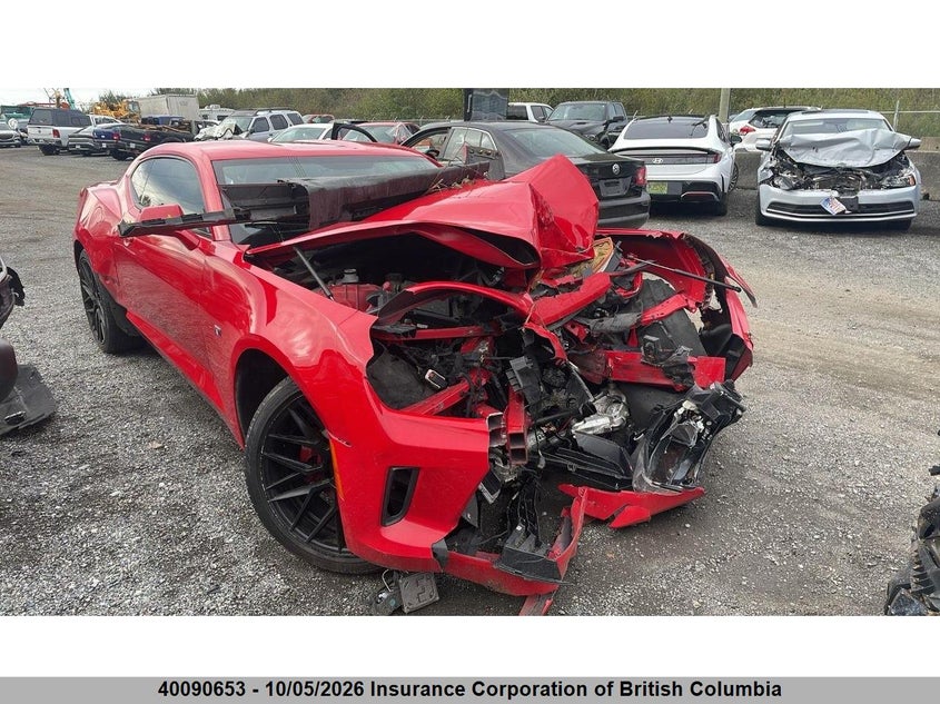 2017 Chevrolet Camaro Lt, Front, IAAI, VIN 1G1FB1RX2H0131350