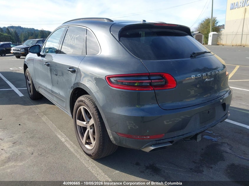 Vin: wp1aa2a57hlb82442, lot: 30110129, porsche macan 20173