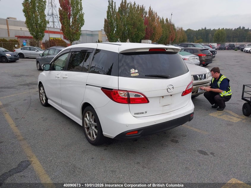 Vin: jm1cw2dl3d0157345, lot: 30110138, mazda 5 20133