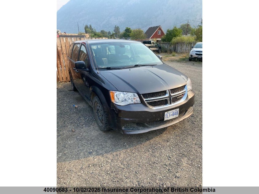2019 Dodge Grand Caravan Se, Front, IAAI, VIN 2C4RDGBG4KR669525