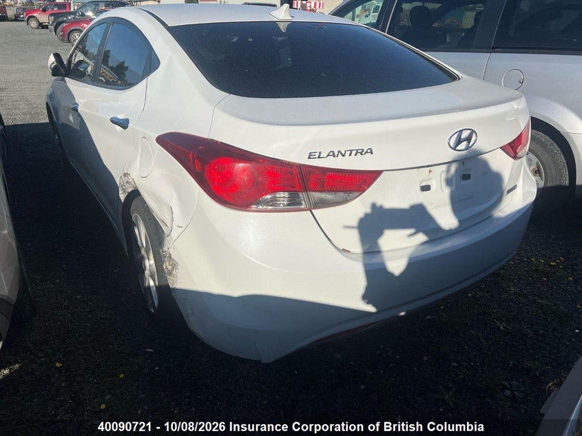 2012 HYUNDAI ELANTRA VIN 5NPDH4AE6CH128956 — фото 3