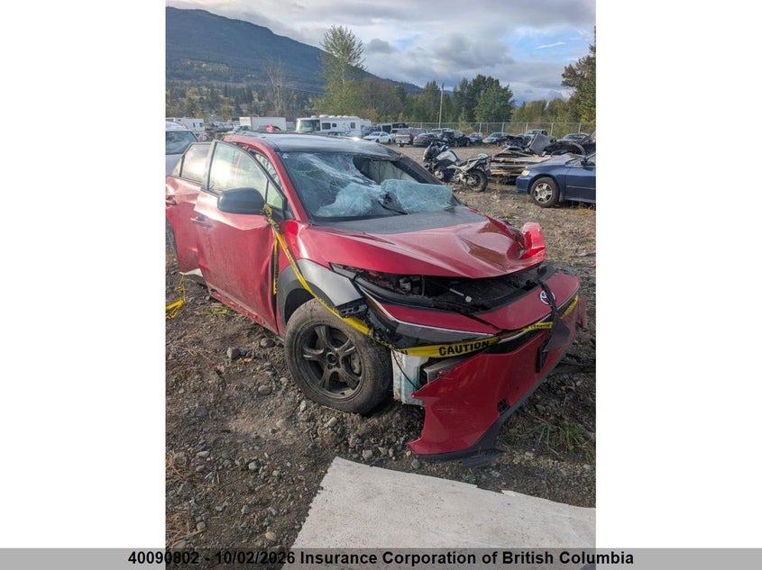 2023 Toyota Bz4X, Rollover, IAAI, VIN JTMABACA2PA040982