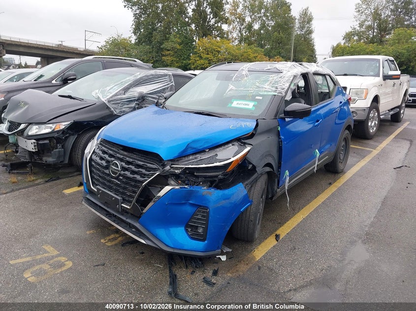 Vin: 3n1cp5dv0ml562018, lot: 30110517, nissan kicks sr 20212