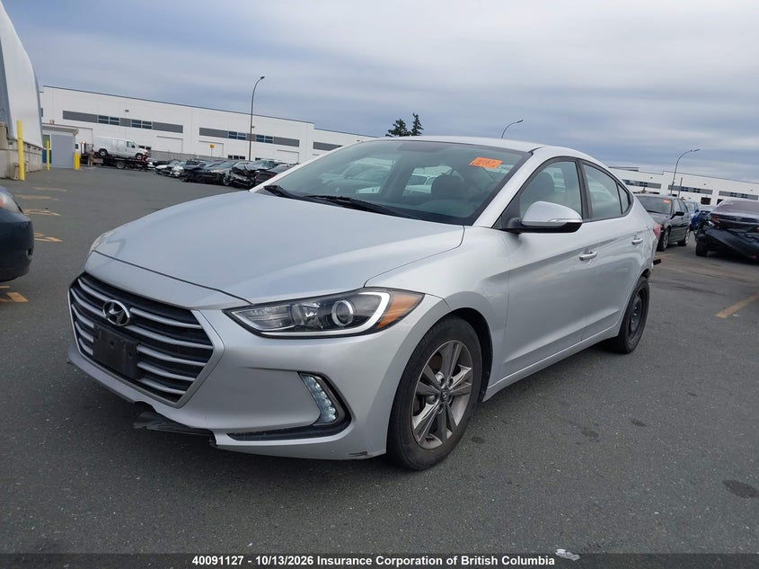 2018 Hyundai Elantra Sel/Value/Limited, Rear, IAAI, VIN KMHD84LF7JU635157 — photo 2