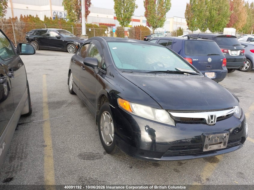 2008 Honda Civic, Left Front, IAAI, VIN 2HGFA16468H115590