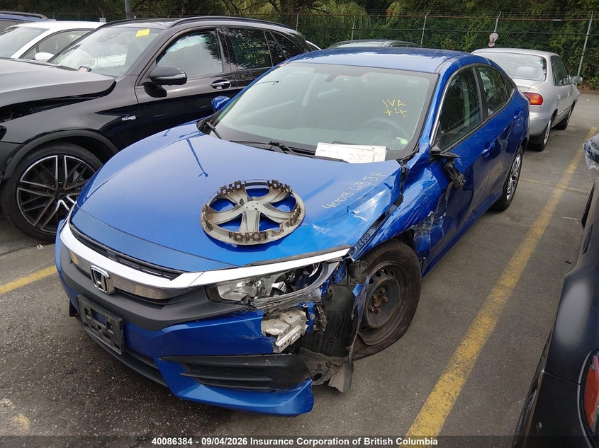 Vin: 2hgfc2f53gh033484, lot: 30110767, honda civic lx 20162