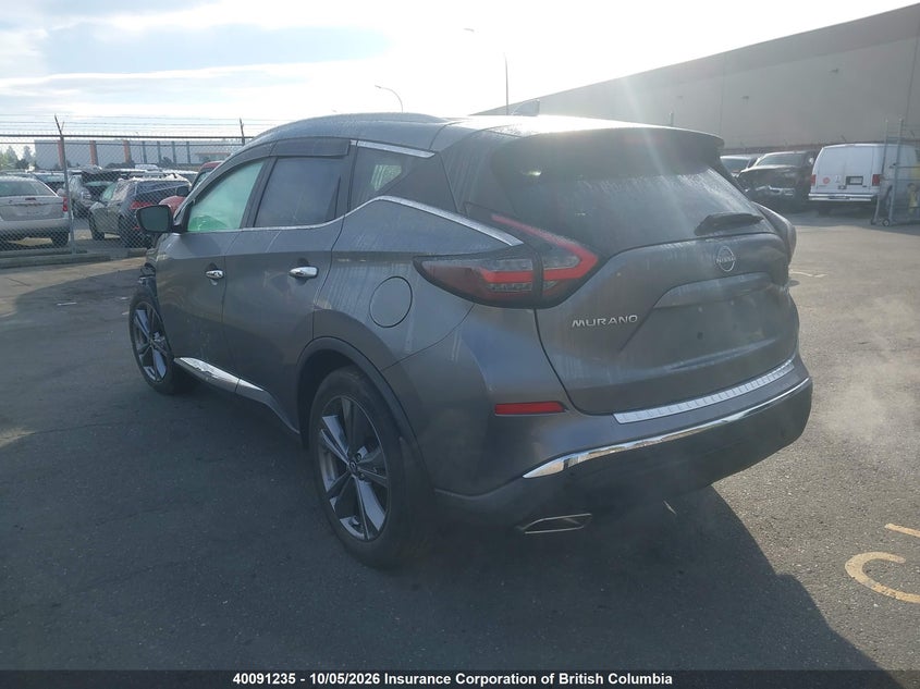 Vin: 5n1az2ds4pc100625, lot: 30110814, nissan murano platinum 20233