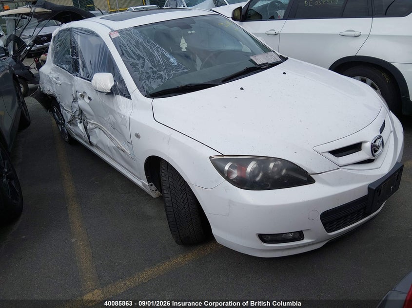 2007 Mazda Mazda3 Gs/Gt, Правый бок, IAAI, VIN 1GKFC13007R280922