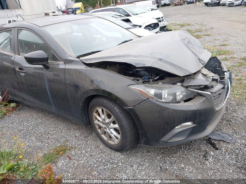 2016 Mazda 3 Touring, Удар спереди, IAAI, VIN 3MZBM1L73GM250848