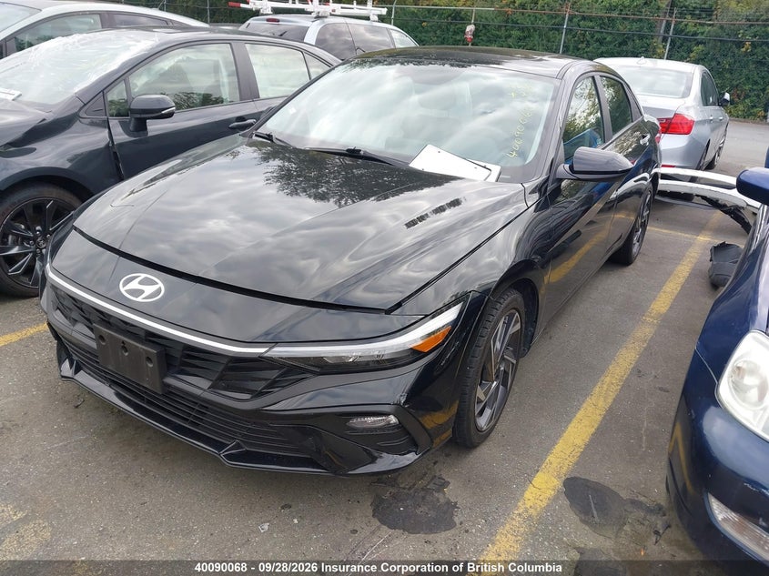 2025 Hyundai Elantra Sel Sport, Right Side, IAAI, VIN KMHLM4DG8SU954793 — photo 2