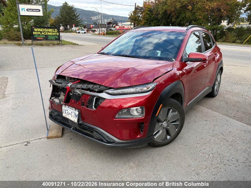 Vin: km8k33ag6mu102717, lot: 30110870, hyundai kona 20212