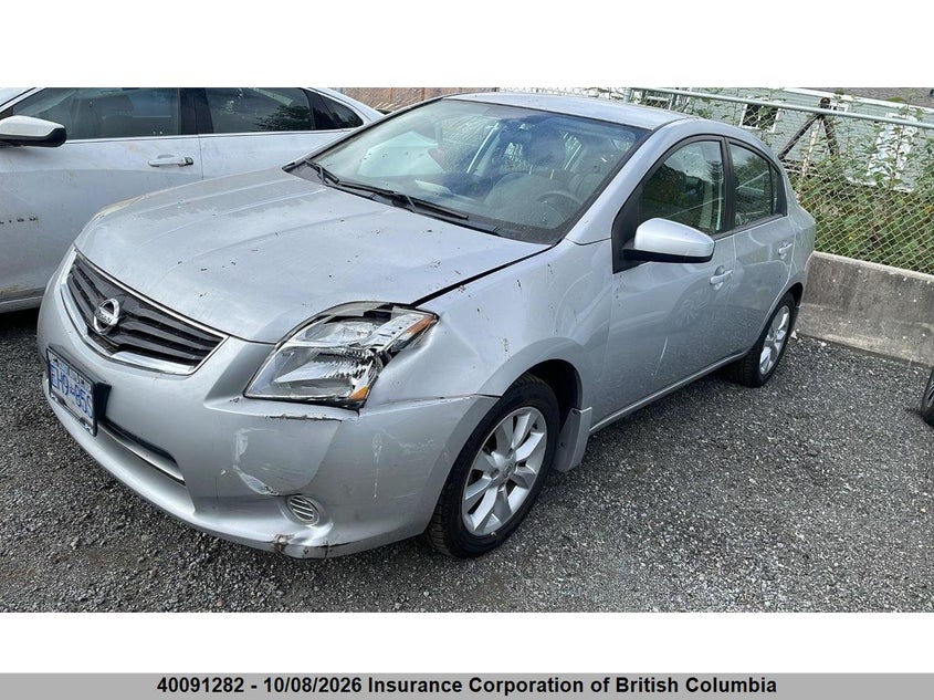 2012 Nissan Sentra 2.0/2.0S/Sr/2.0Sl, Left Front, IAAI, VIN 3N1AB6AP7CL660186 — photo 2