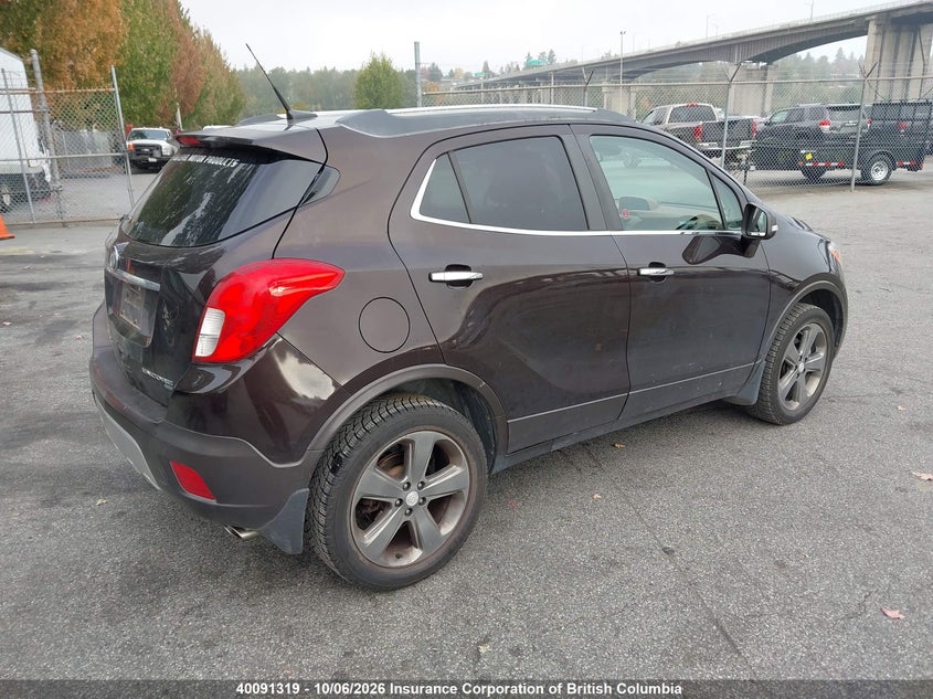 Vin: kl4cjgsb5eb684759, lot: 30110930, buick encore leather 20144