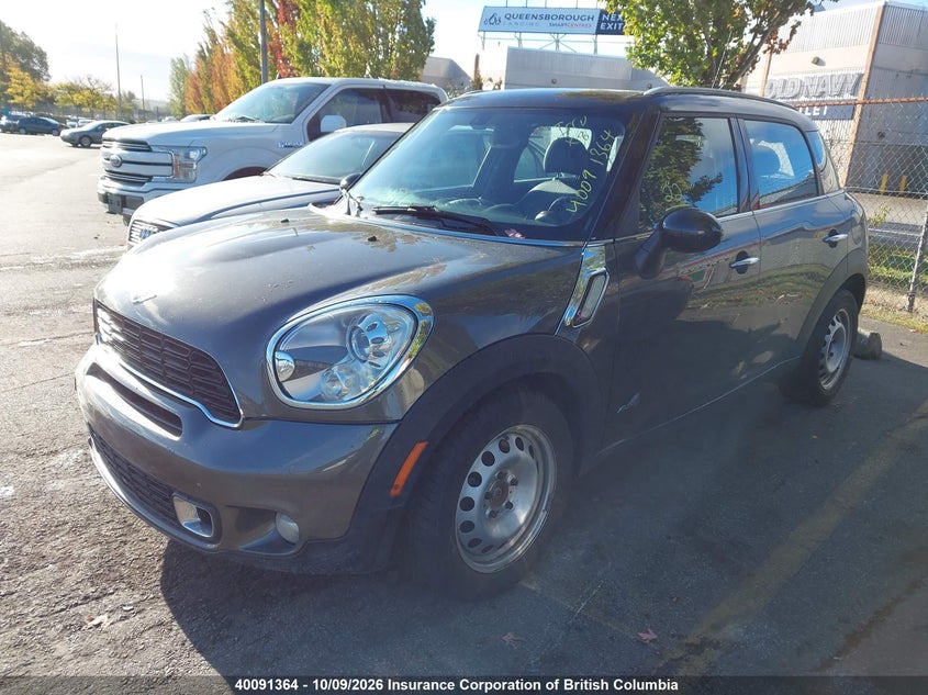 2012 Mini Cooper S Countryman, Left Side, IAAI, VIN WMWZC5C50CWL59155 — photo 2