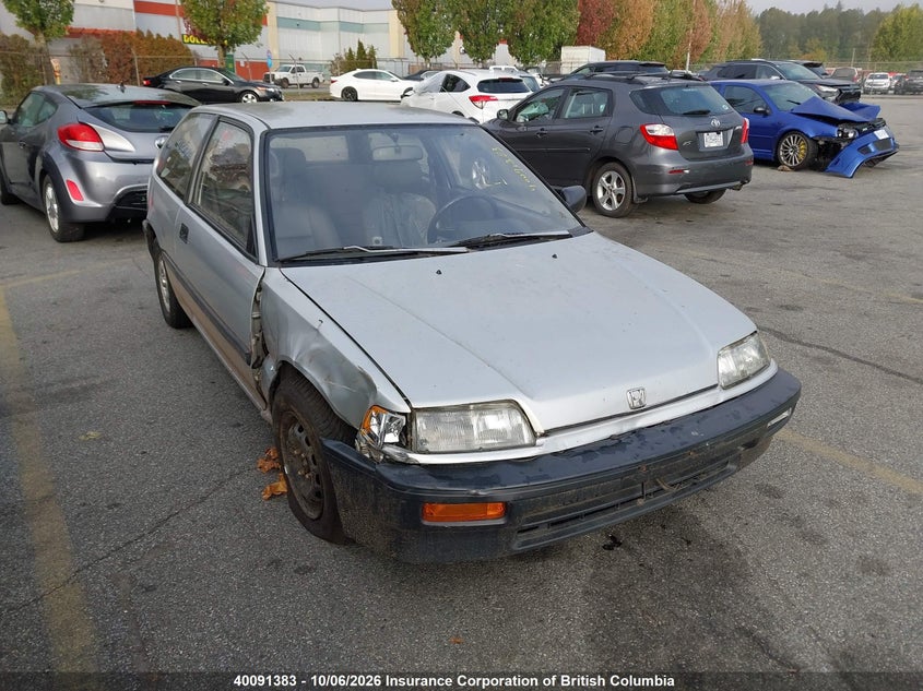 1989 Honda Civic, Right Front, IAAI, VIN JHMED633XKS801883