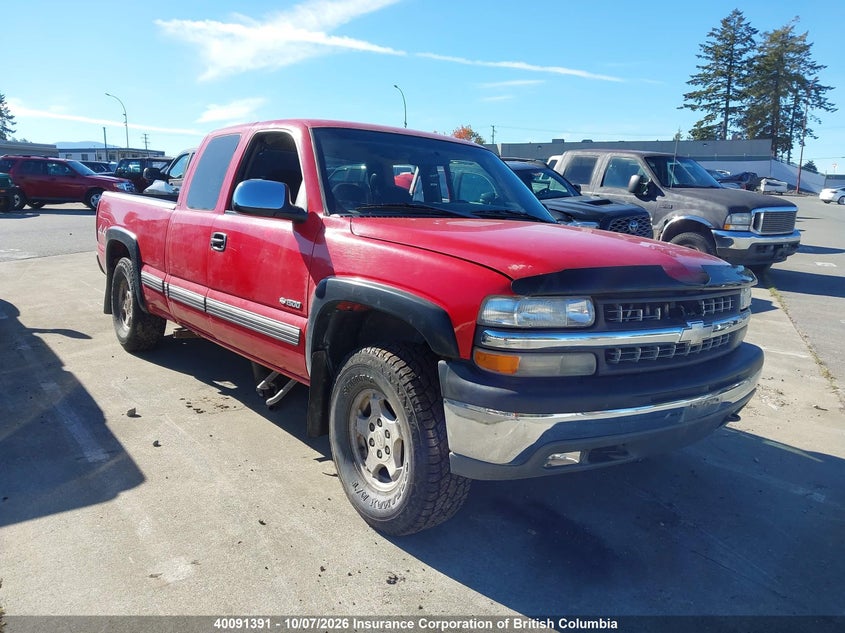 2000 Chevrolet Silverado K1500, Левый бок, IAAI, VIN 1GCEK19T7YZ184170