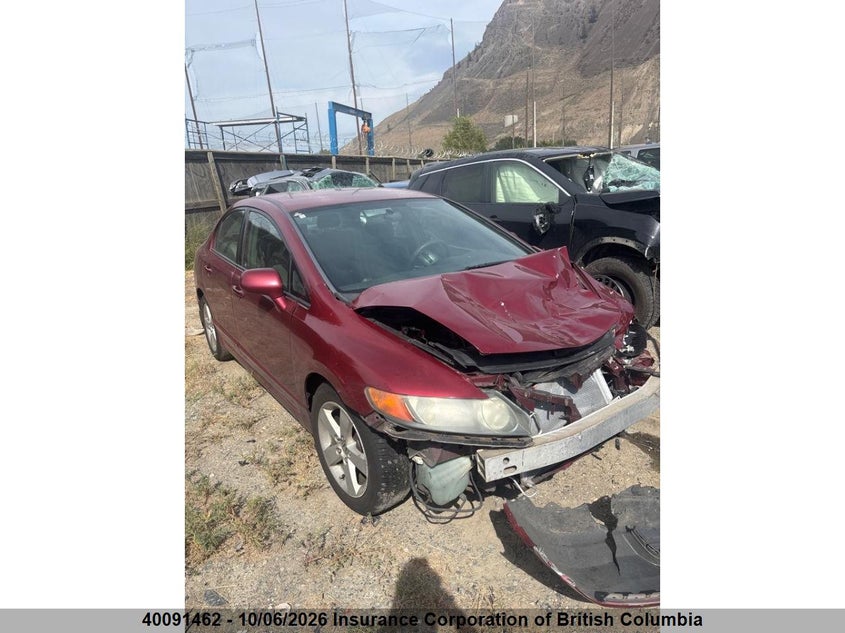 2007 Honda Civic, Удар спереди, IAAI, VIN 2HGFA165X7H026242