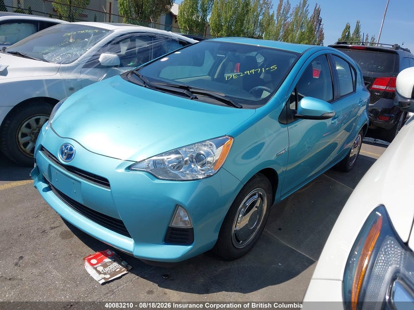 Vin: jtdkdtb3xc1012144, lot: 30111142, toyota prius c 20122