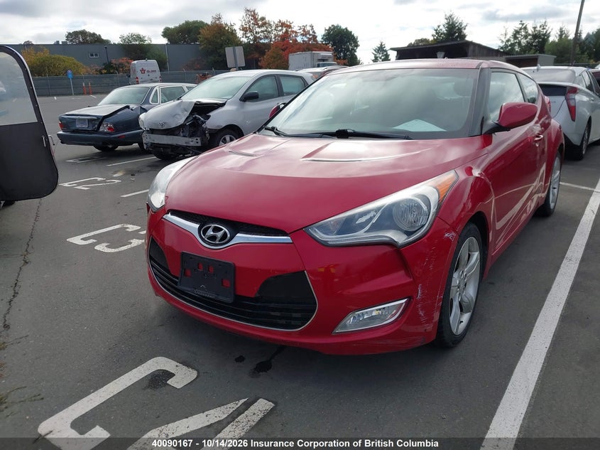 Vin: kmhtc6adxd4135425, lot: 30111182, hyundai veloster 20132