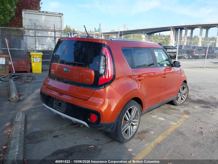 Vin: kndjp3a56k7661117, lot: 30111193, kia soul 20194