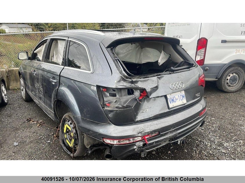Vin: wa1mgcfe1bd003819, lot: 30111197, audi q7 20113
