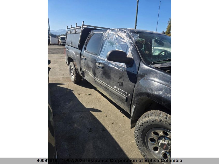 2009 GMC Sierra K1500/K1500 Sl, Удар спереди, IAAI, VIN 3GTEK13C79G226606