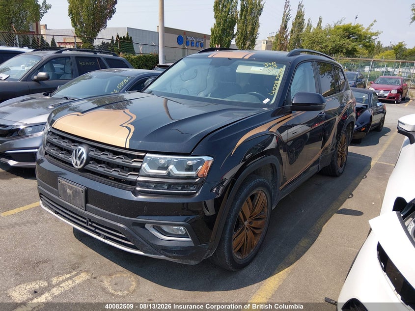 2018 Volkswagen Atlas Sel, Левый бок, IAAI, VIN 1V2MR2CA8JC563268 — фото 2