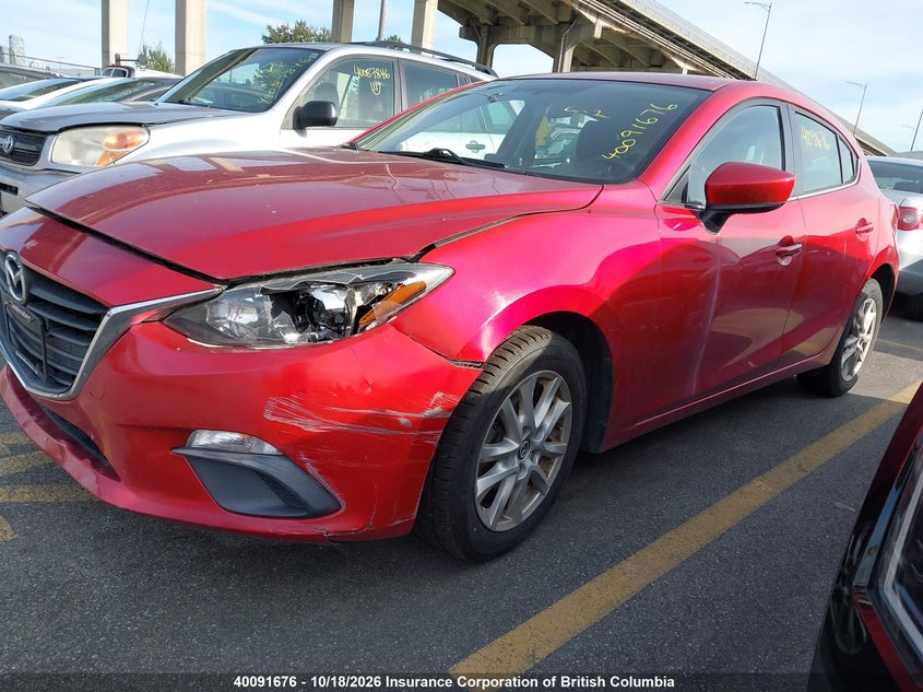 2015 Mazda 3 Touring, Удар спереди, IAAI, VIN 3MZBM1L70FM155081 — фото 2