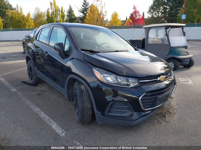 2018 Chevrolet Trax Ls, Front, IAAI, VIN 3GNCJKSB6JL360468